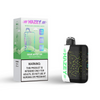 Hazey 25K Cloud-6 disposable vape by SmokeShows with sour apple ice flavor and sleek design.