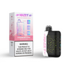 Hazey 25K Cloud-6 disposable vape by SmokeShows with strawberry B-pop flavor, showing the sleek vape device and packaging.
